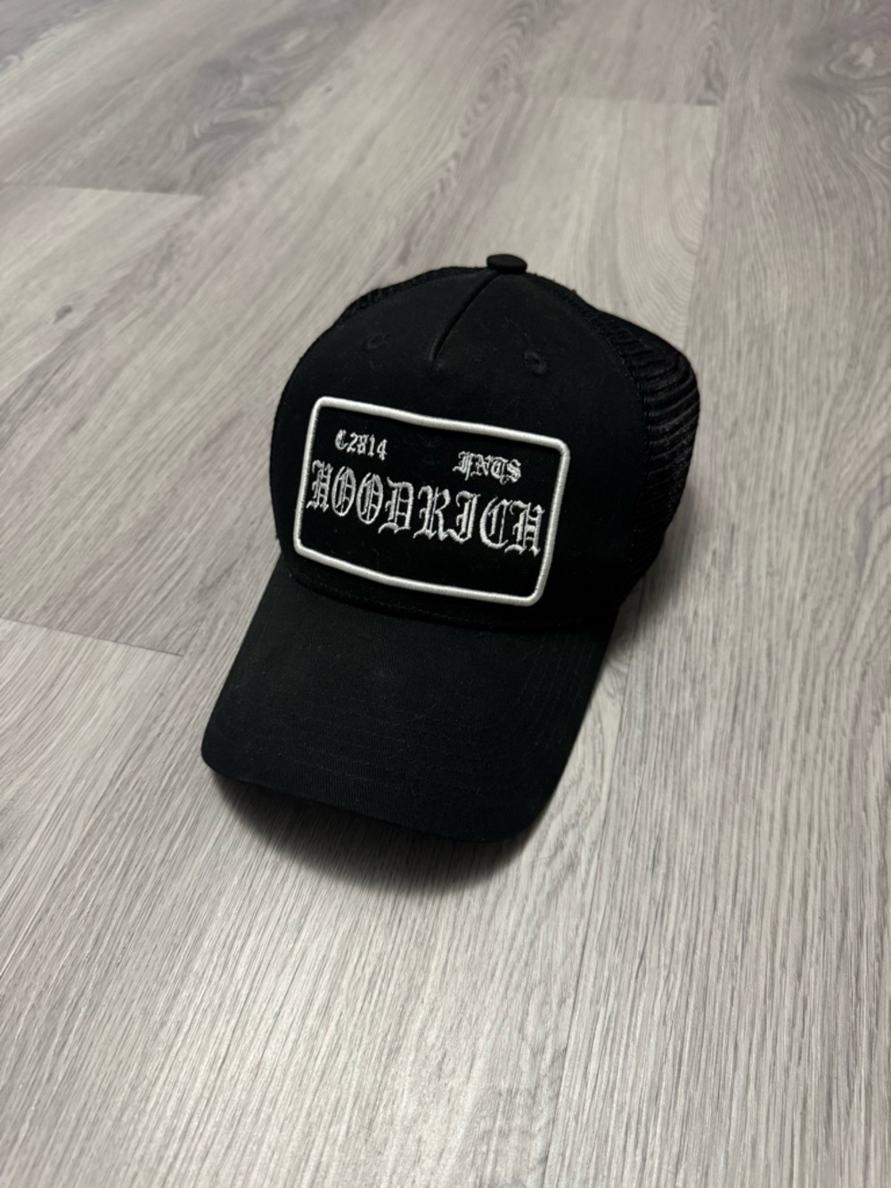 HOODRICH Black Trucker Hat with Patch
